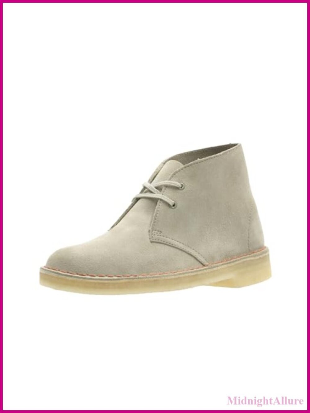 Suede Ankle Chukka Boots Block Heel Casual Fall Wear